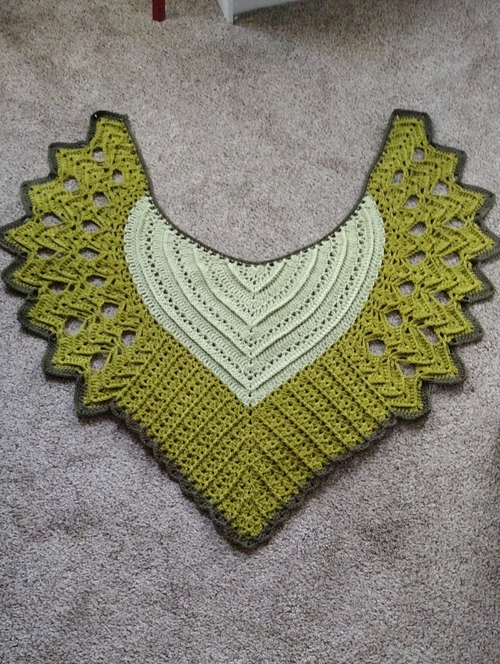 Handmade Crocheted Shawl
